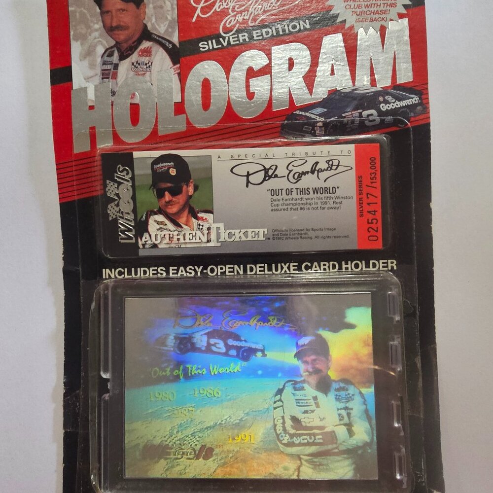 Earnhardt Silver Edition Hologram Card 025417/ 153,000 - Rare